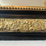 Superb Napoleon III mercury mirror – 115 cm – original gilding – X