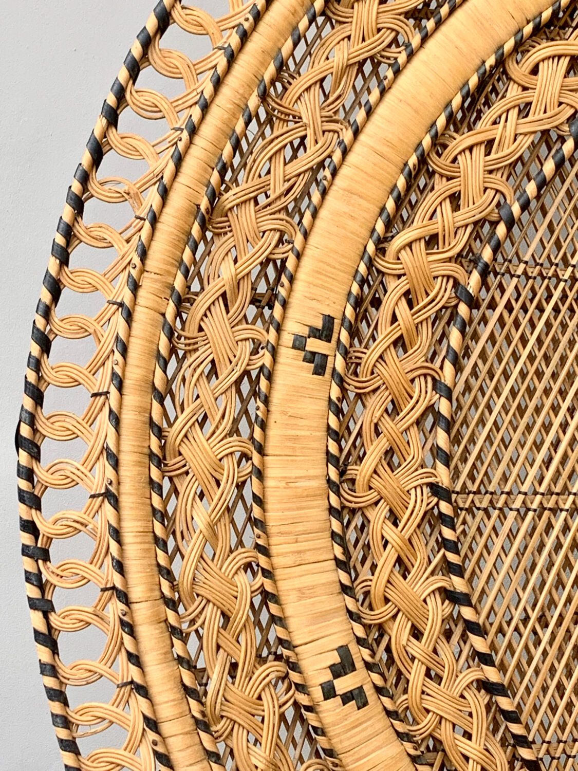 Emmanuelle vintage rattan armchair