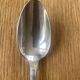 8 large silver-plated metal Art Deco spoons