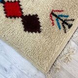 Handmade wool Berber rug 163 X 92 CM