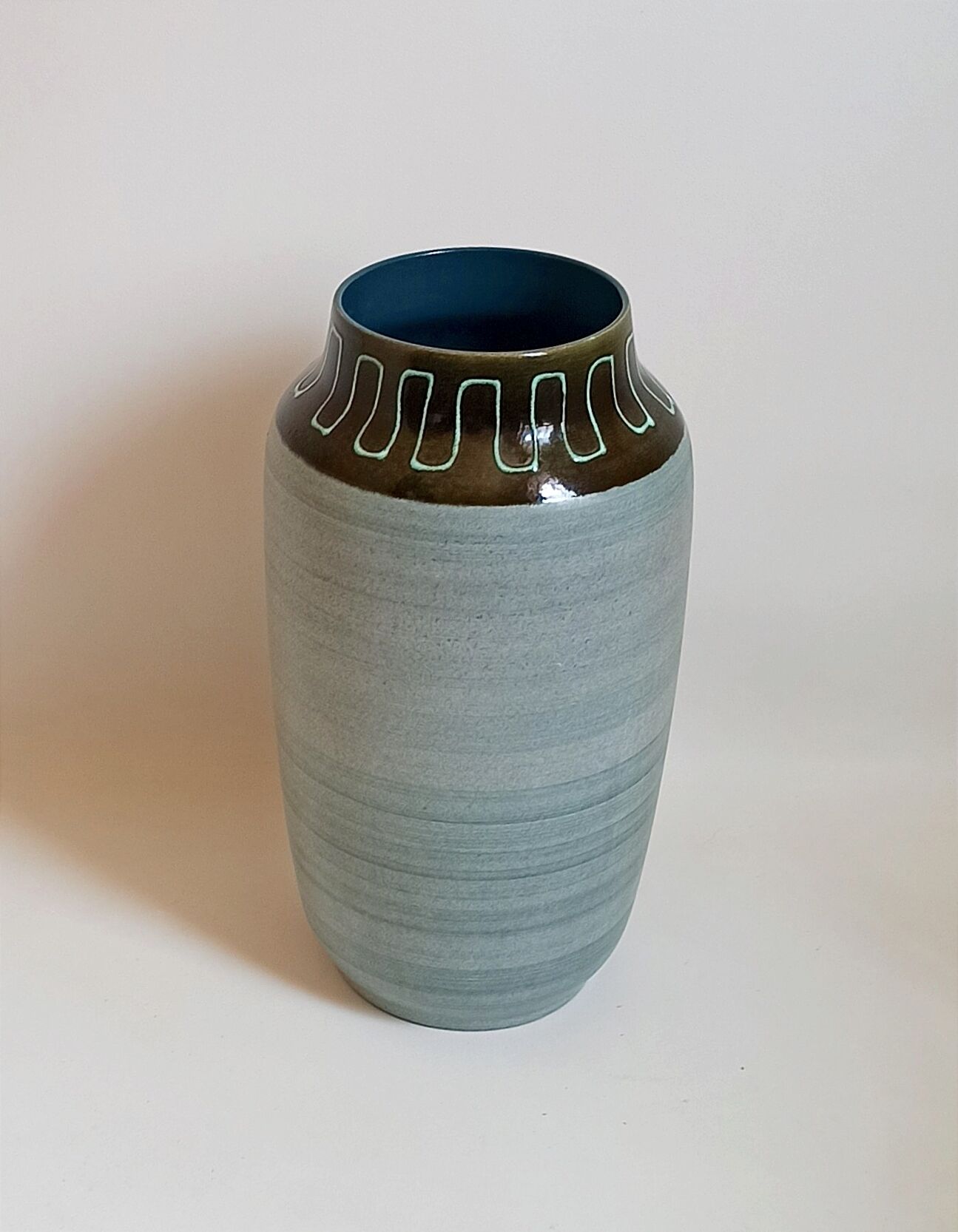 Ceramic vase west germany 70s height 50 cm