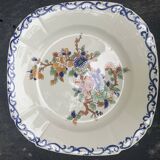 Assiette plate de collection, Gien, peinte a la main, signee MB, made in france, vintage