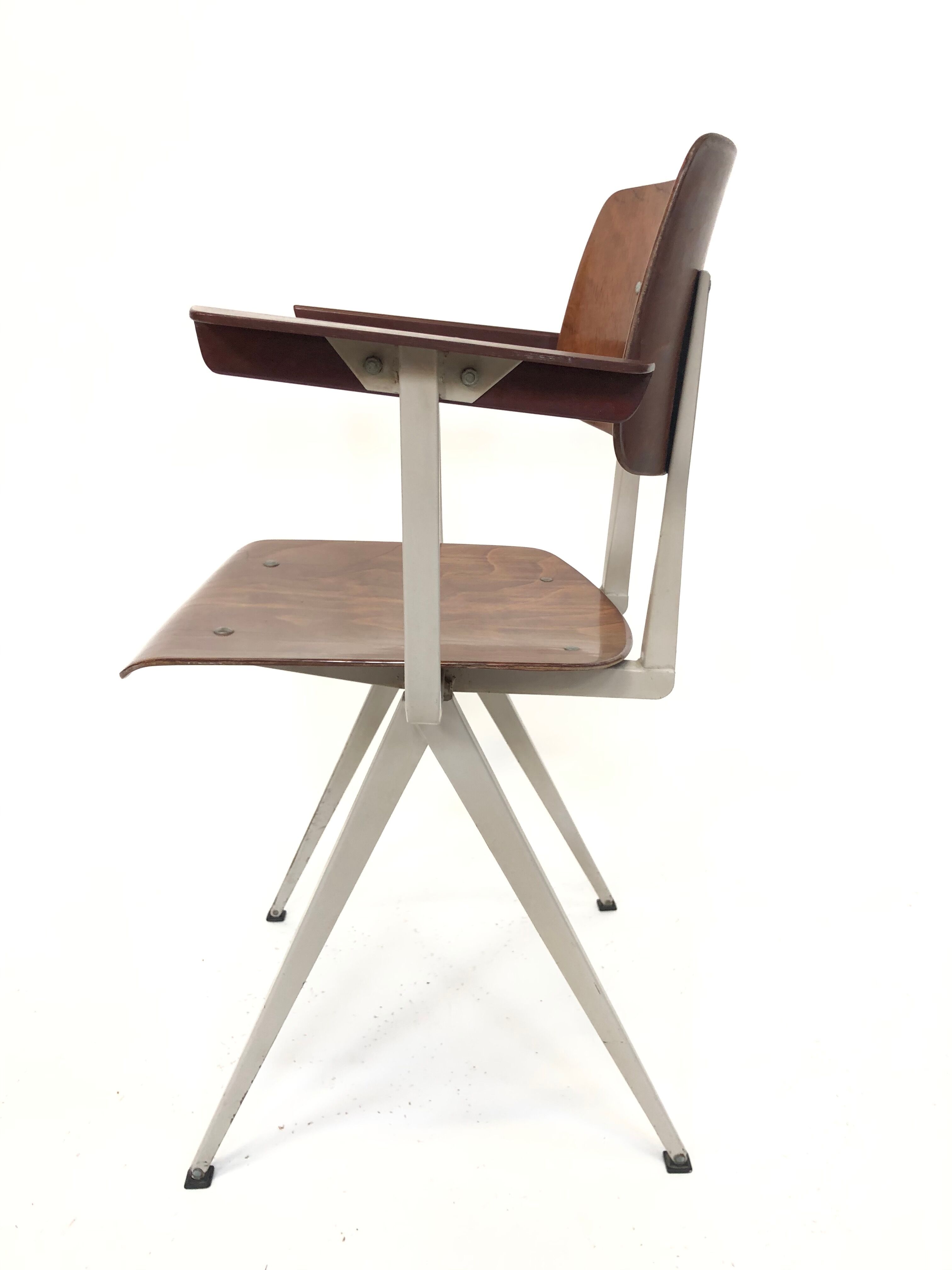 Vintage Galvanitas S16 chair with armrests, 1960 Netherlands