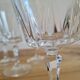 Service de 6 verres à eau en cristal ciselé