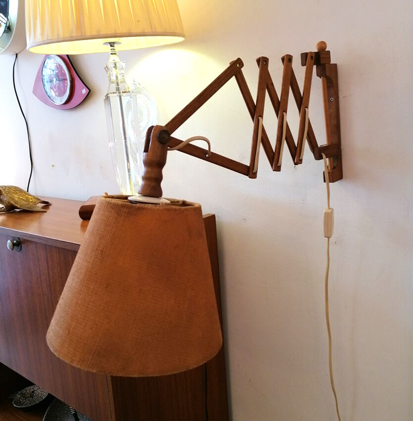 Scandinavian "accordion" sconce 1950s