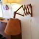 Scandinavian "accordion" sconce 1950s