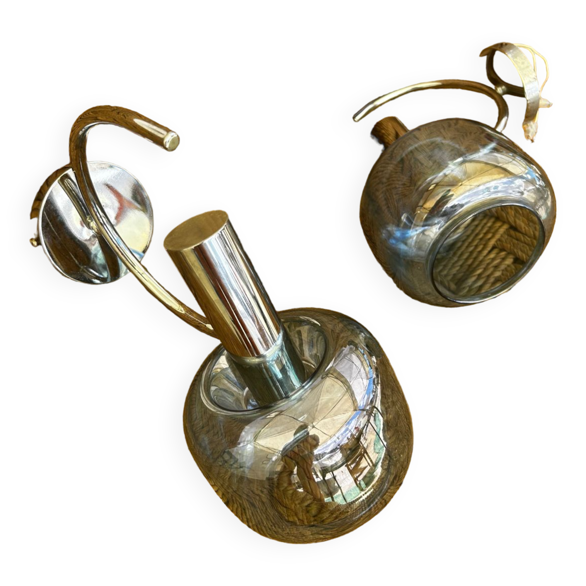 Pair of Italian wall lights 1970
