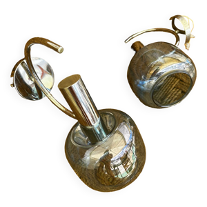 Paire d’appliques italiennes