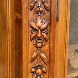 Renaissance Style Walnut Bookcase or Display Cabinet
