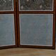 Fabric screen, mahogany and rosewood – 1900