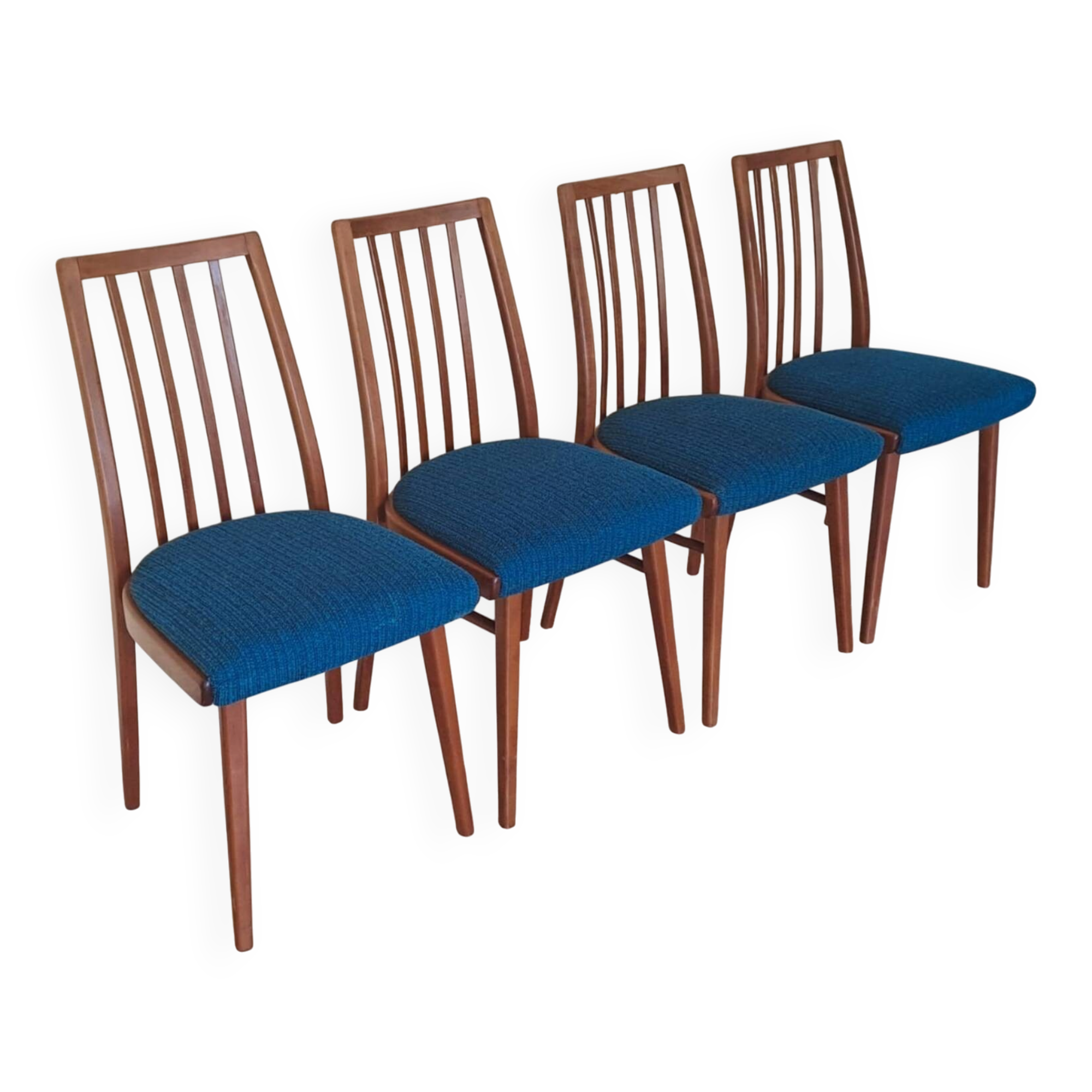 Set of 4 Antonin Šuman chairs by Interier Praha, Czechoslovakia 19
