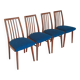 Set of 4 Antonin Šuman chairs by Interier Praha, Czechoslovakia 19