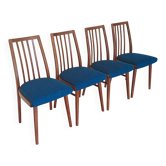 Set of 4 Antonin Šuman chairs by Interier Praha, Czechoslovakia 19