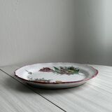 Decorative plate in Angoulême earthenware.