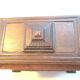 Jewelry box Sculpture Wood Black Forest, 3 compartments, Cabinet Napoléon III