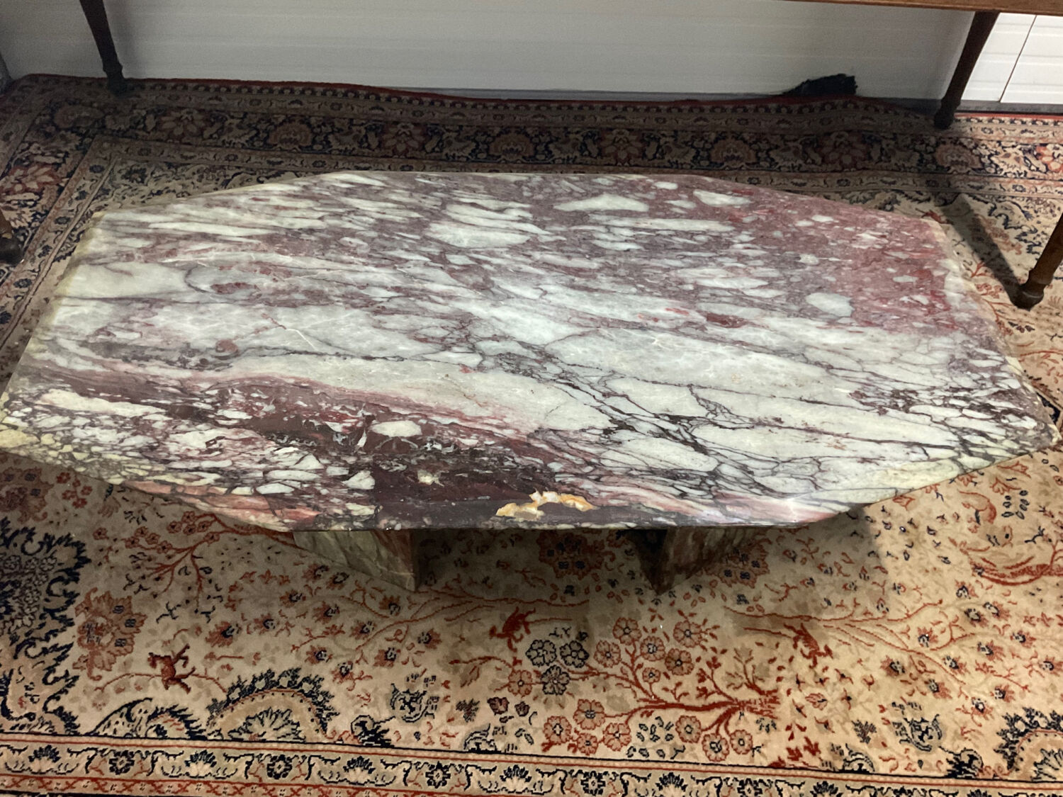 Vintage marble coffee table