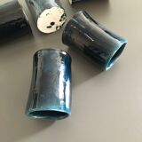 Lot of 5 midnight blue cups