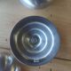 6 antique stainless steel ice cream cups Remy Letang
