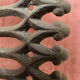 Cast iron chimney grille