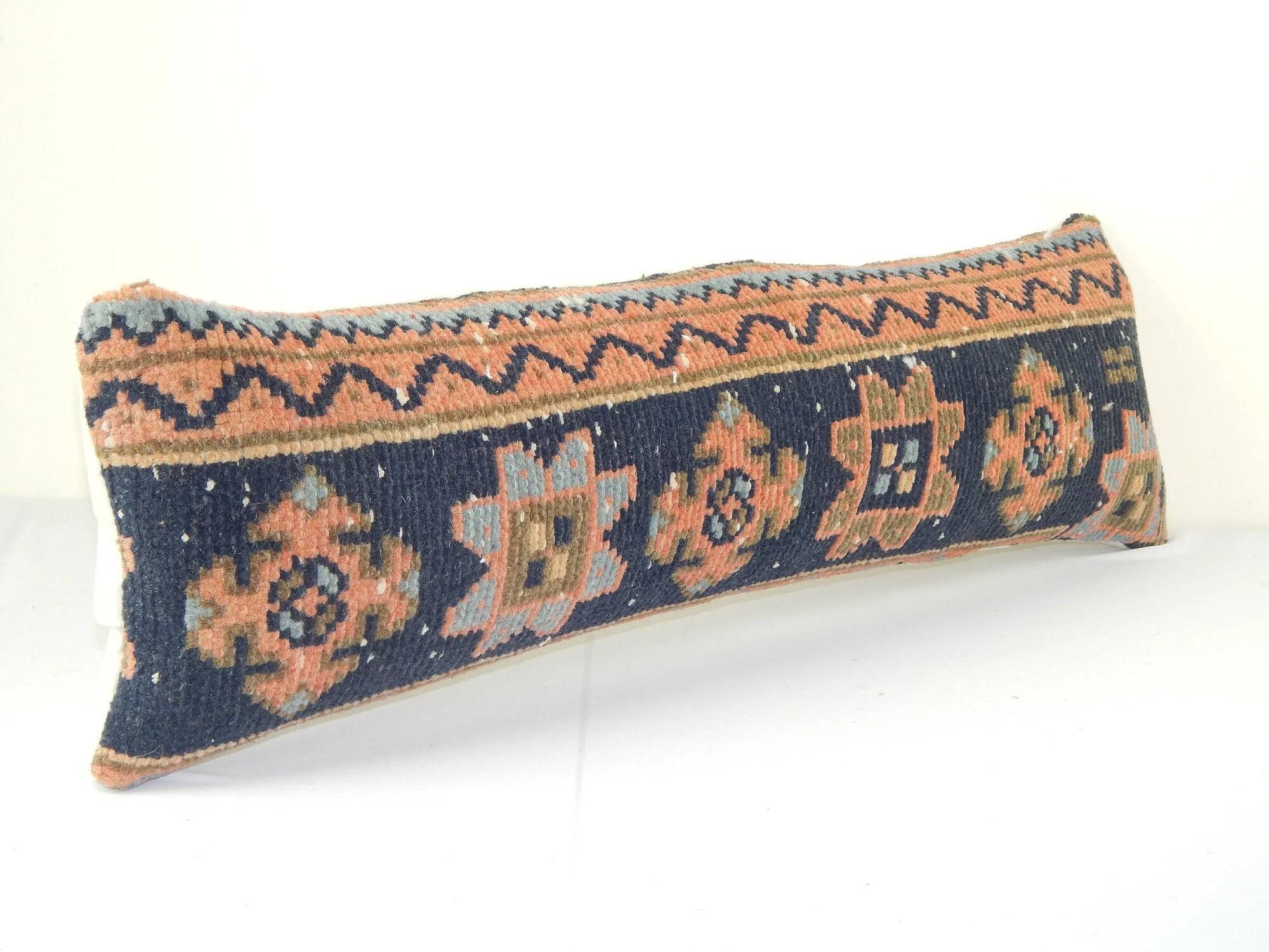 Vintage Turkish cushion cover 25x86 cm
