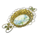 C9N platter in Art Nouveau style with enamel