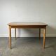 Schreiber Mid Century Extending Formica Dining Table Beech Legs 1960s-70s