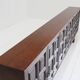 Vintage large Spanish brutalist sideboard 1970s