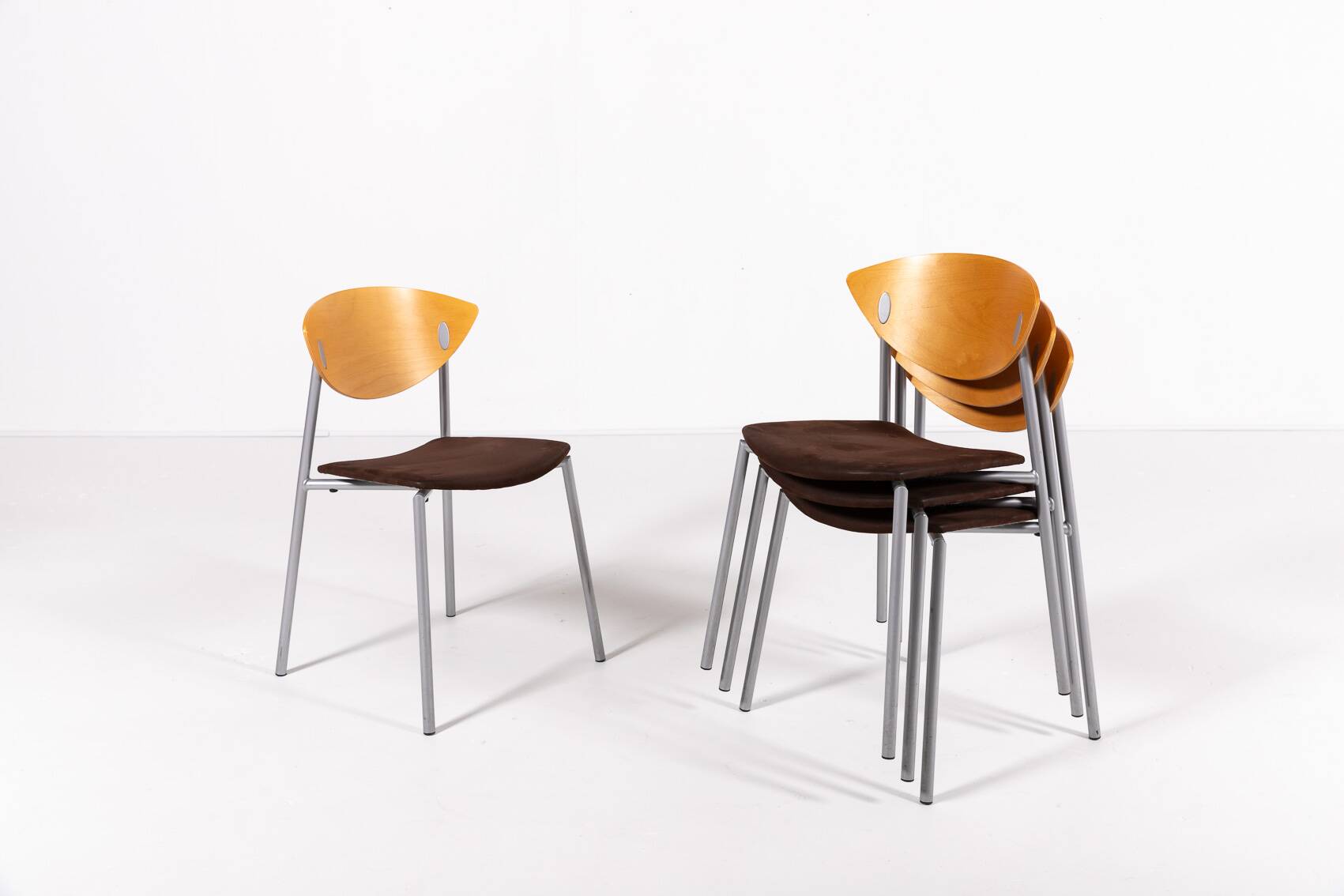 Ensemble de 4 chaises design danois "Must" par Søren Nielsen & Thore Lassen pour Randers+Radius