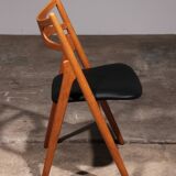 Ensemble de salle à manger complet : 8 chaises Sawbuck CH-29 en teck et table AT 310