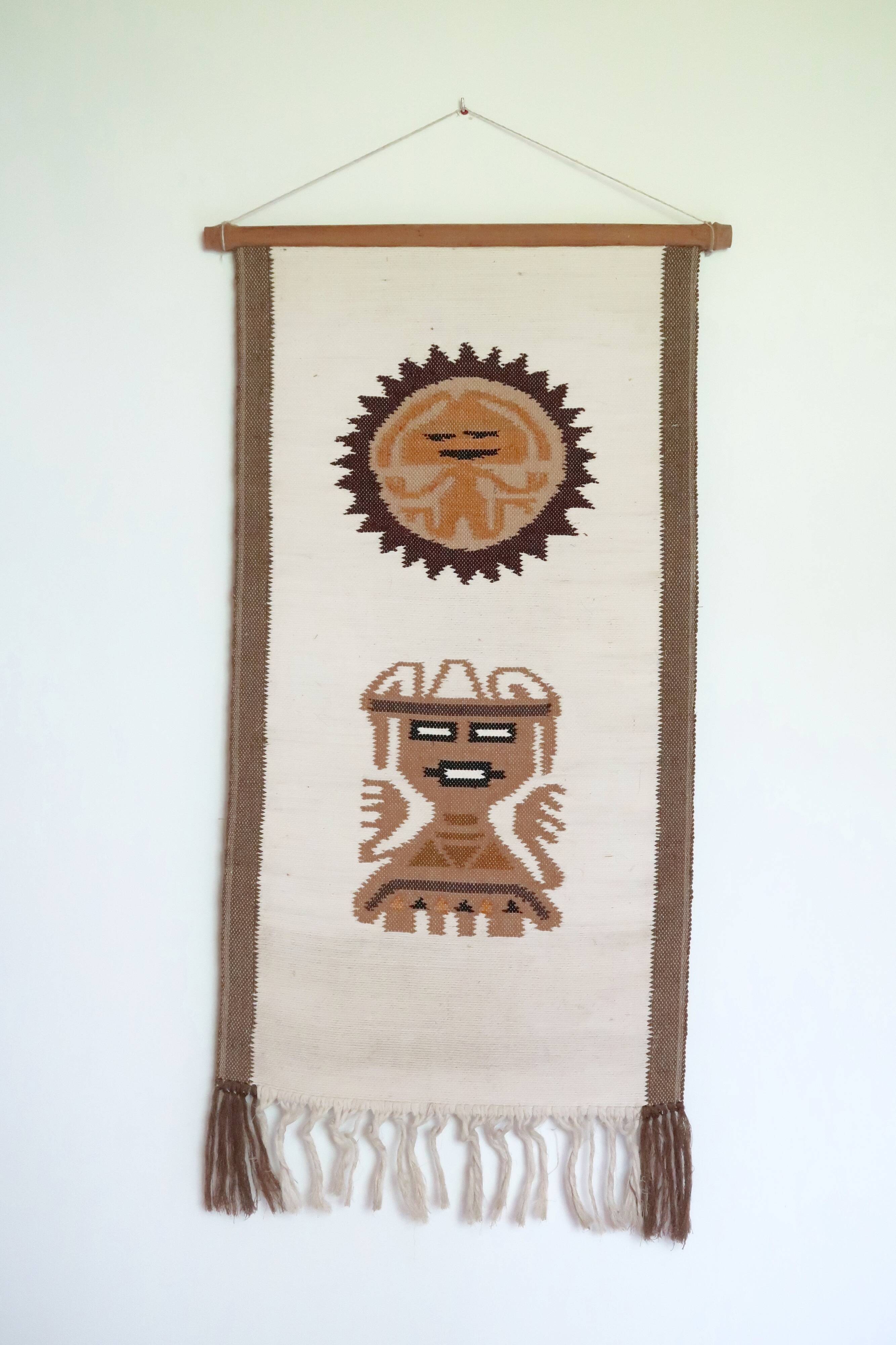 Wall weaving, South America, 70s