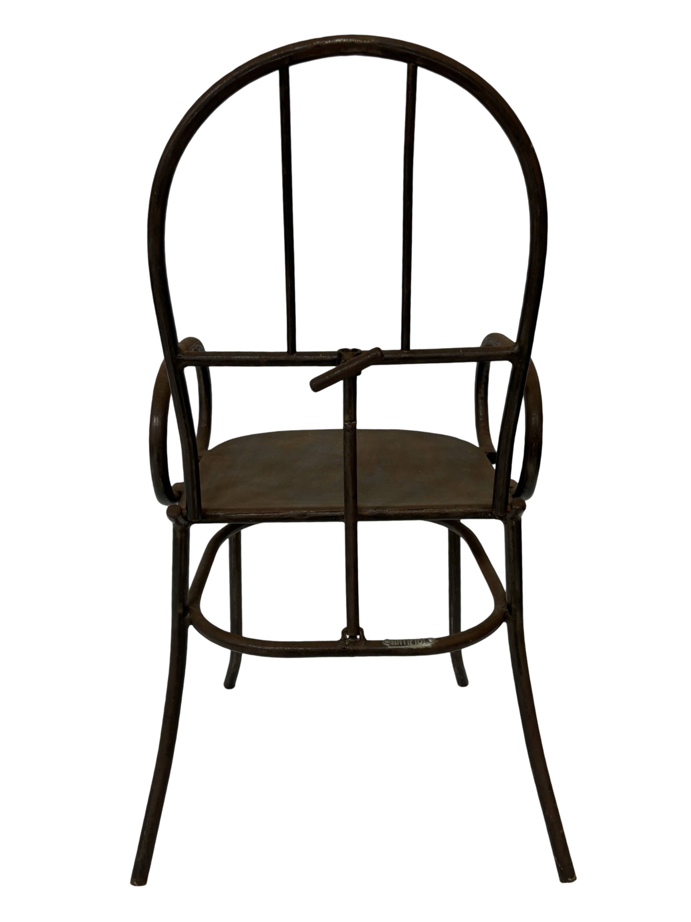 Vintage industrial chair work chair man cave design chair