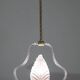 Midcentury Pink Leaf Murano Glass Chandelier by Barovier e Toso, 1950s