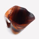 Olive wood pitcher