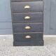 dresser rag five drawers patina black