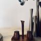 Scandinavian teak wood salt and pepper shaker set, 1950