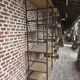 Industrial iron and wood shelf