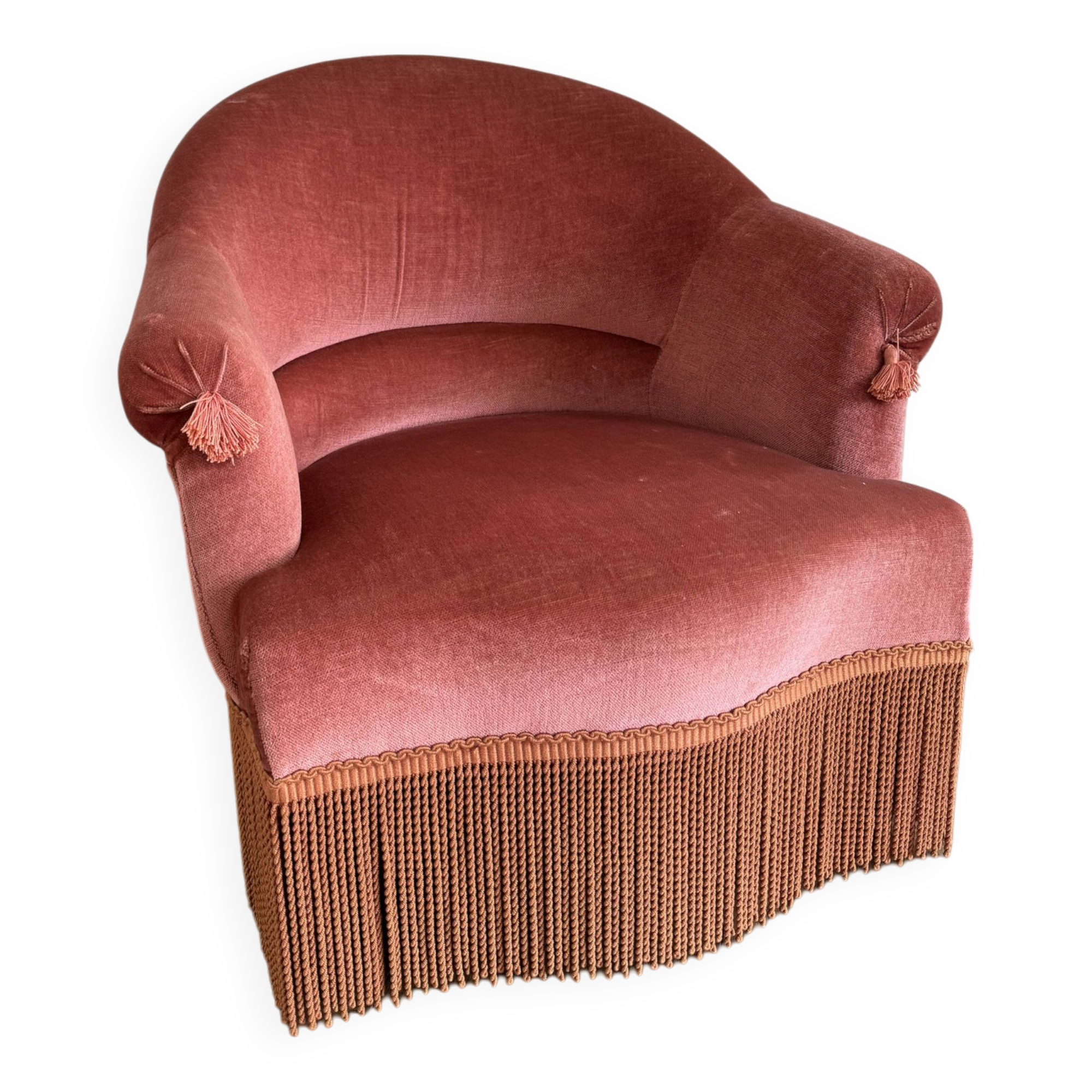 Fauteuil crapaud vintage