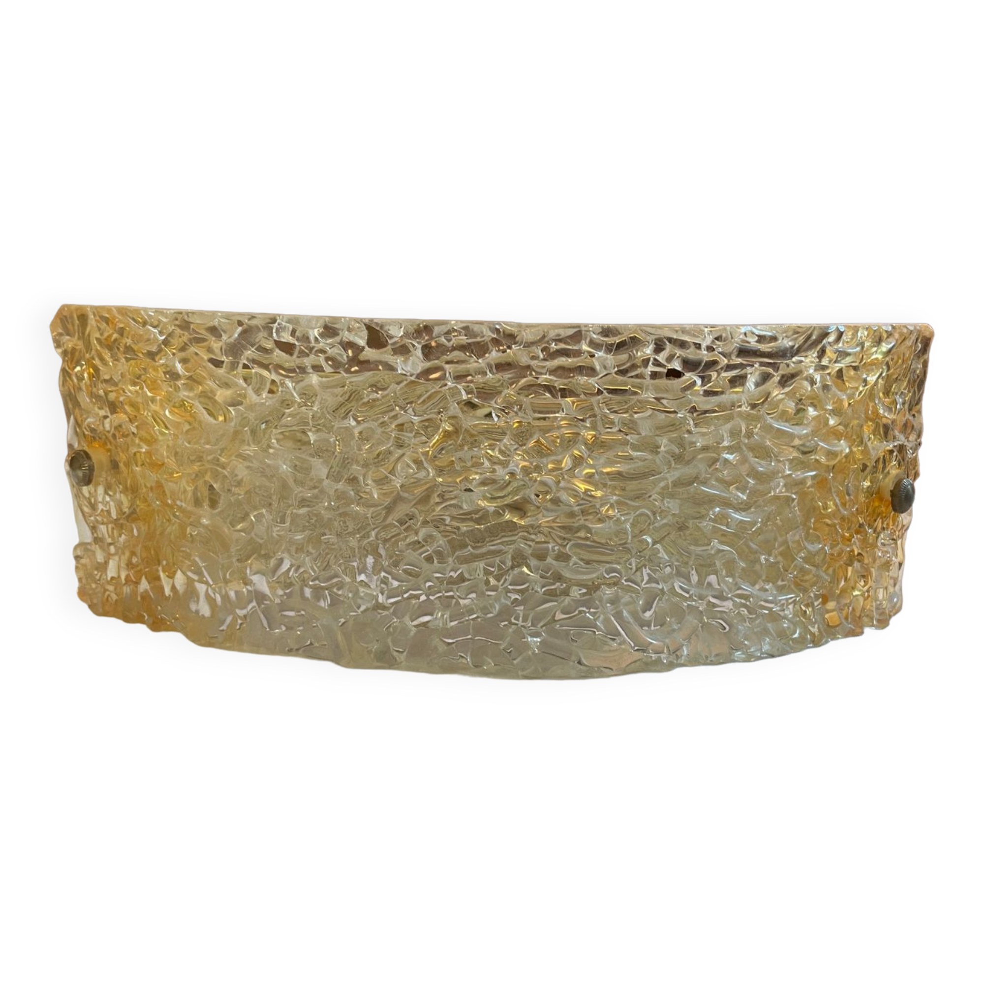 Worked glass wall lamp