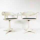 A pair of Space age chairs, Interlubke, designed by Konrad Schafer, Germany, 1960s.