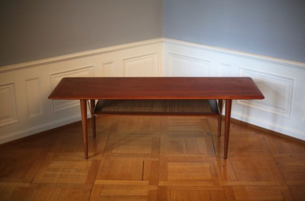 Minerva coffee table by Peter Hvidt & Orla Mølgaard-Nielsen for France & Søn, 1960