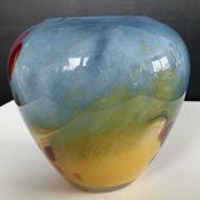 Vase vintage La Rochere en pâte de verre