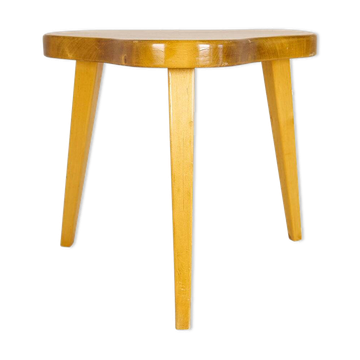 Tabouret scandinave moderne suédois en bouleau laqué, années 1970