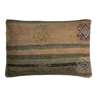 Vintage turkish handmade cushion cover , 30 x 50 cm