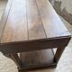Table de gantier drapière 1900 chêne massif 330cm XL