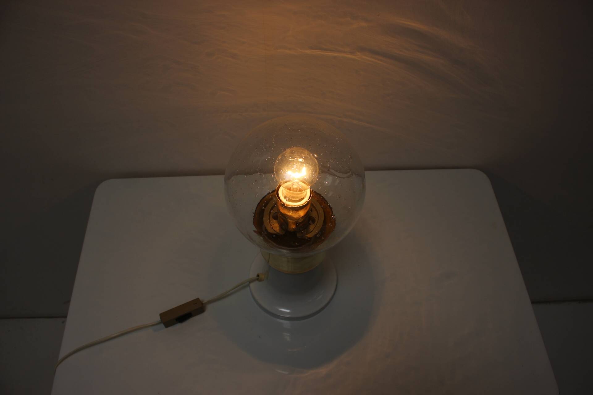 Mid-Century Brass Table Lamp by Kamenicky Senov, 1960s