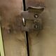 Industrial metal cloakroom