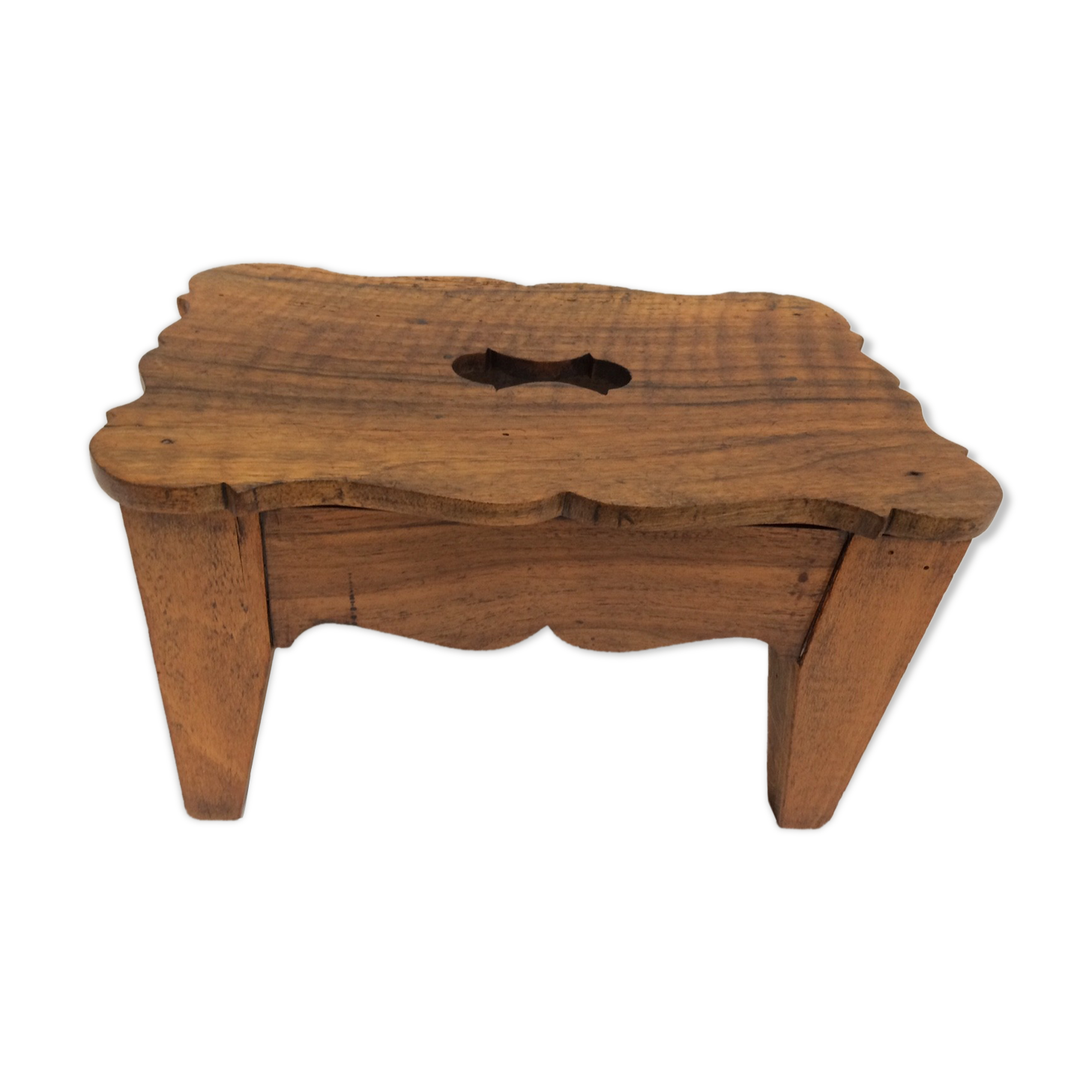 Old wooden foot rest