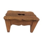 Repose-pieds en bois ancien