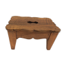 Old wooden foot rest