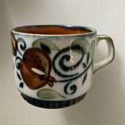 Set of 6 vintage Boch La Louvière coffee cups